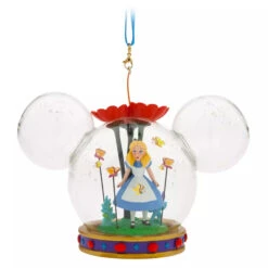 Alice In Wonderland Dome Sketchbook Ornament