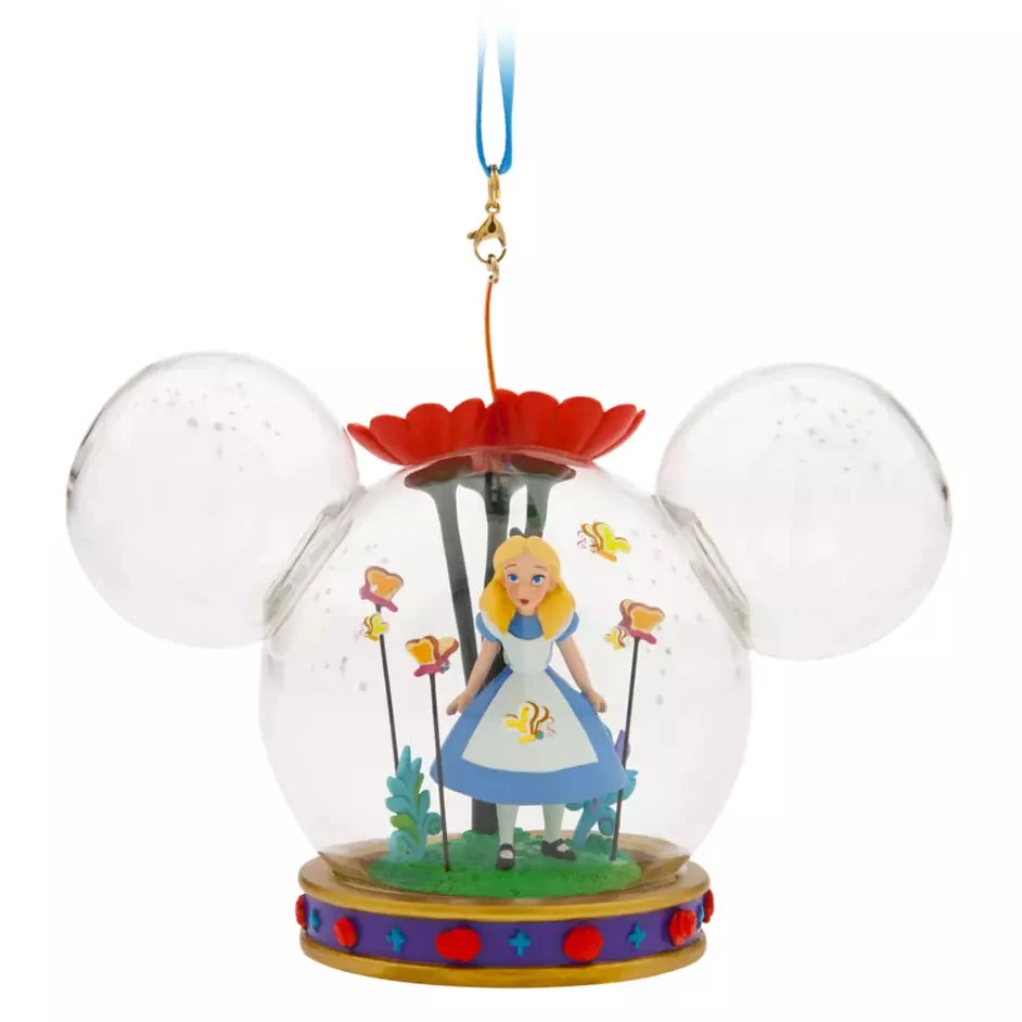 Alice In Wonderland Dome Sketchbook Ornament 1 Alice In Wonderland Dome Sketchbook Ornament