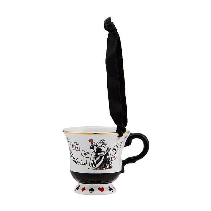 Alice In Wonderland Teacup Hanging Ornament 1 Alice In Wonderland Teacup Hanging Ornament
