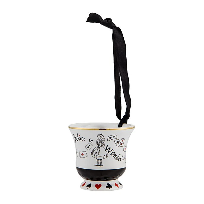 Alice In Wonderland Teacup Hanging Ornament 3 Alice In Wonderland Teacup Hanging Ornament - Image 3