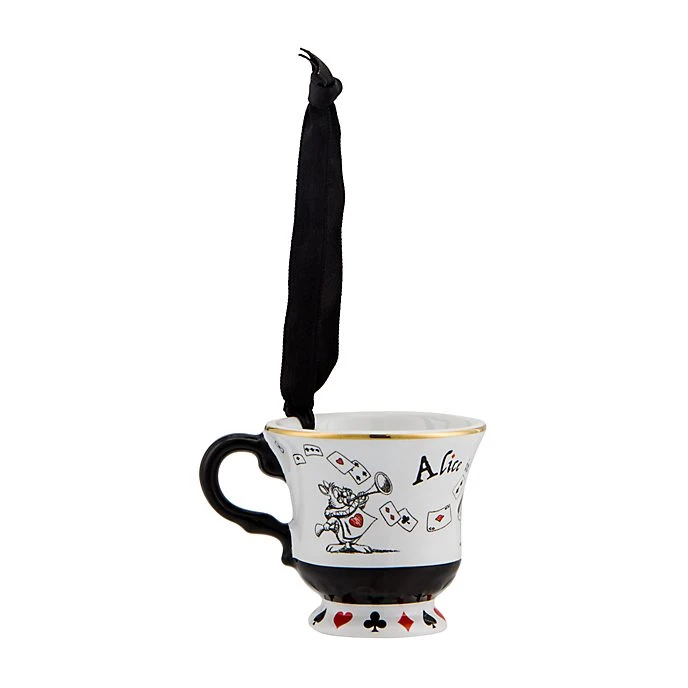 Alice In Wonderland Teacup Hanging Ornament 2 Alice In Wonderland Teacup Hanging Ornament - Image 2