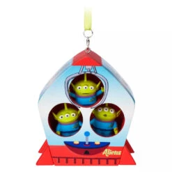 Pixar Holiday Aliens Talking Ornament, Toy Story
