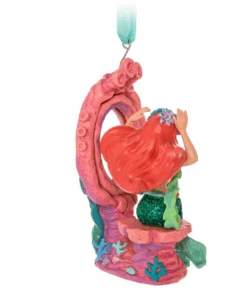 The Little Mermaid Sketchbook Ornament -Mila's Toys Store ArielMirror3