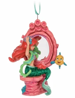 The Little Mermaid Sketchbook Ornament -Mila's Toys Store ArielMirror4