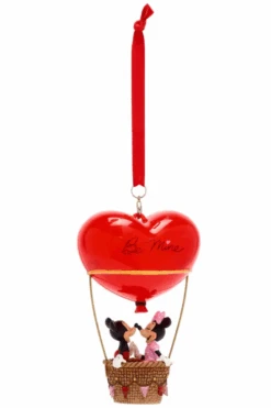 Mickey And Minnie Hot Air Balloon Ornament