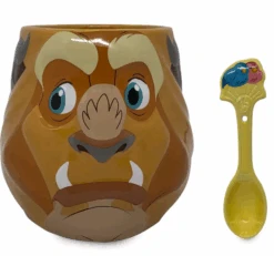 Beast Mug And Spoon - Beauty And The Beast