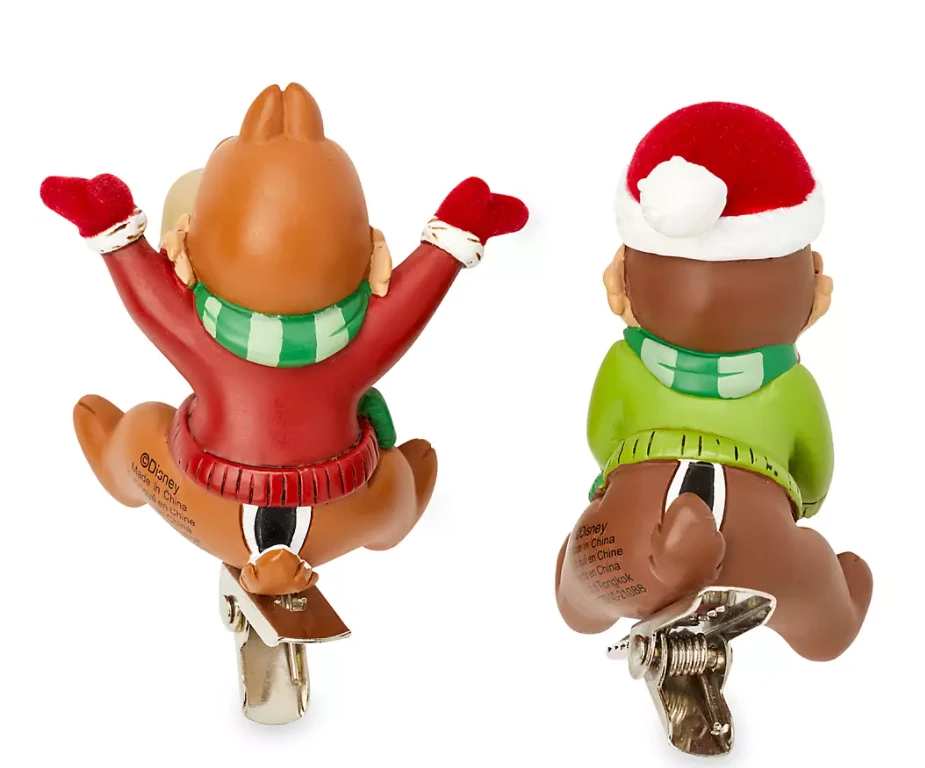 Chip ‘n’ Dale Festive Clip-On Ornaments 2 Chip ‘n’ Dale Festive Clip-On Ornaments - Image 2