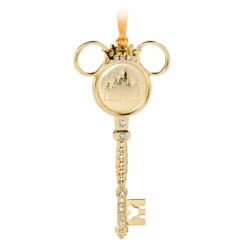Disneyland Key Sketchbook Ornament -Mila's Toys Store DisneyKeyGold2