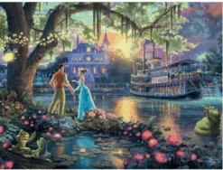 The Princess And The Frog Jigsaw Puzzle By Thomas Kinkade 750pc
