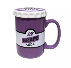 Grape Soda Mug With Lid - Up