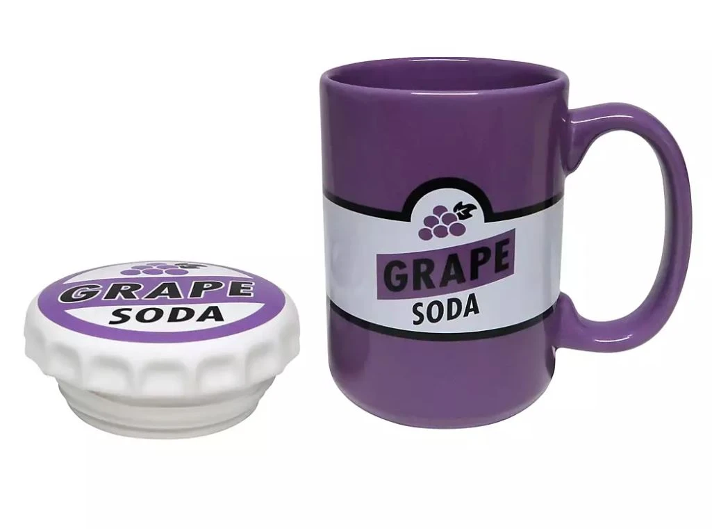 Grape Soda Mug With Lid - Up 2 Grape Soda Mug With Lid - Up - Image 2