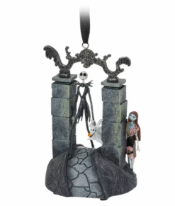 Jack Skellington And Sally Singing Hanging Ornament