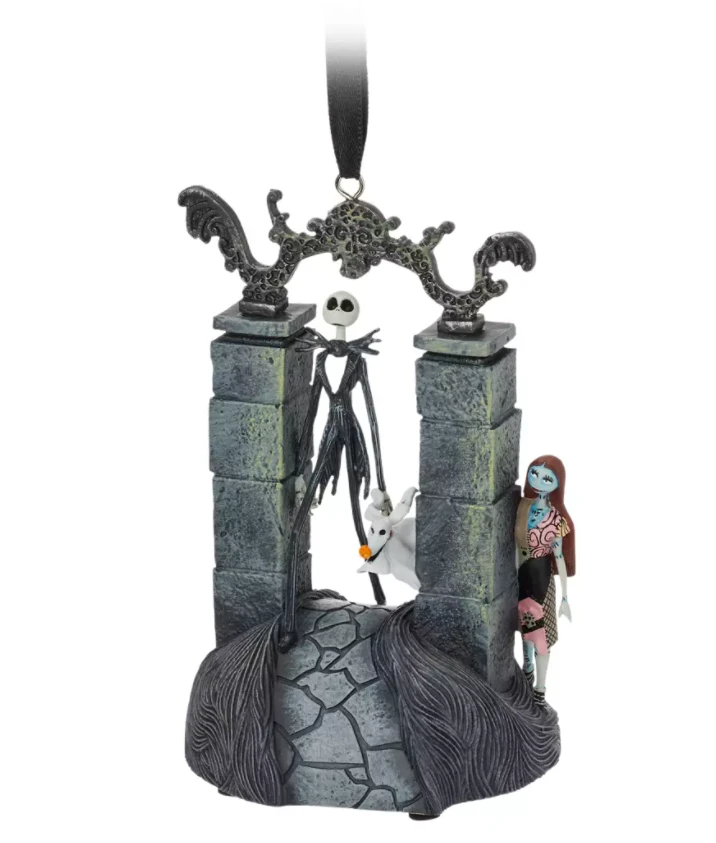 Jack Skellington And Sally Singing Hanging Ornament 1 Jack Skellington And Sally Singing Hanging Ornament