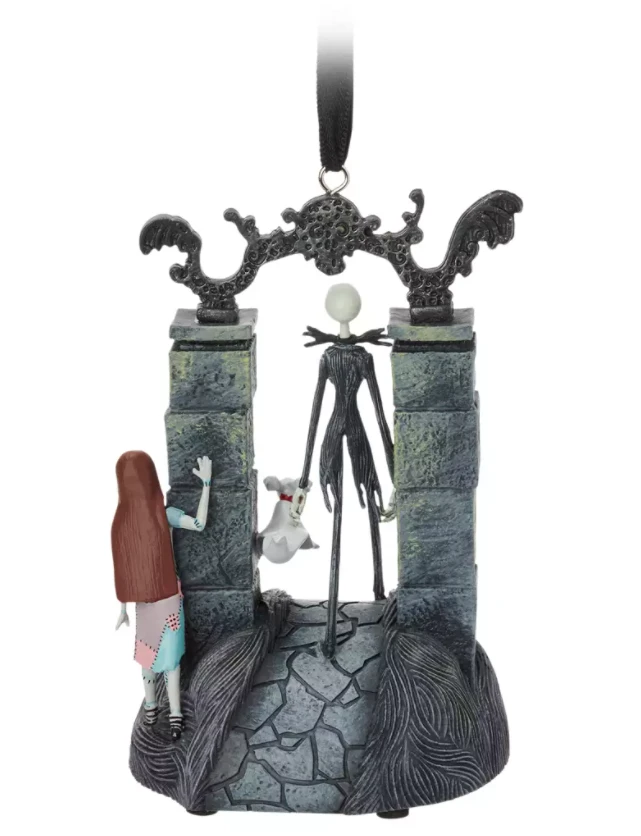 Jack Skellington And Sally Singing Hanging Ornament 2 Jack Skellington And Sally Singing Hanging Ornament - Image 2