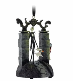 Jack Skellington And Sally Singing Hanging Ornament 6 Jack Skellington And Sally Singing Hanging Ornament -Mila's Toys Store JackOrn2