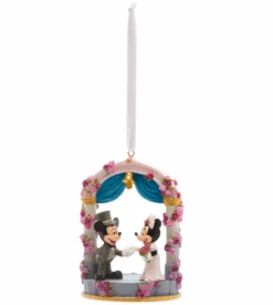 Mickey And Minnie Wedding Ornament
