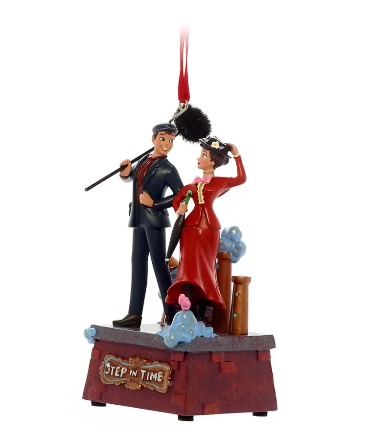 Mary Poppins And Bert Singing Hanging Ornament 2 Mary Poppins And Bert Singing Hanging Ornament - Image 2