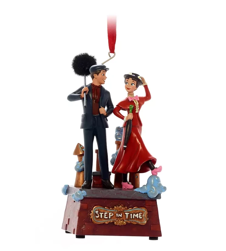 Mary Poppins And Bert Singing Hanging Ornament 1 Mary Poppins And Bert Singing Hanging Ornament