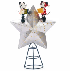 Mickey And Minnie Walt's Holiday Lodge Tree Topper
