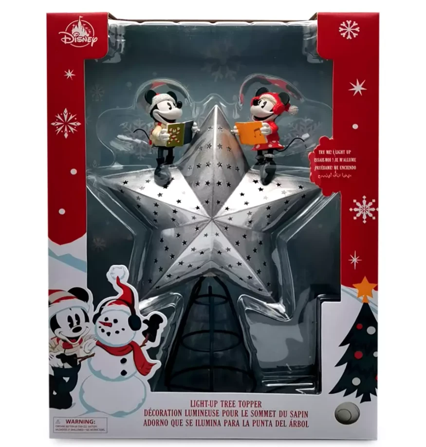 Mickey And Minnie Walt's Holiday Lodge Tree Topper 2 Mickey And Minnie Walt's Holiday Lodge Tree Topper - Image 2