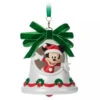 Santa Mickey Mouse Bell Sketchbook Ornament