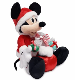 Mickey Mouse Musical Holiday Plush -Mila's Toys Store Mickeysanta5