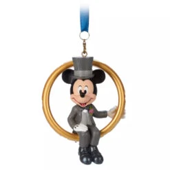 Mickey Mouse Wedding Ring Ornament