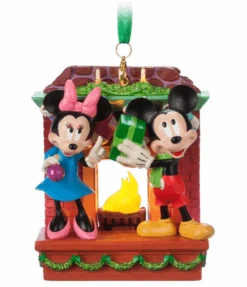 Mickey And Minnie Mouse Light-Up Living Magic Sketchbook Ornament