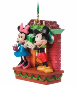 Mickey And Minnie Mouse Light-Up Living Magic Sketchbook Ornament -Mila's Toys Store Mickieandminnieorn2