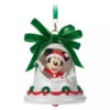 Santa Minnie Mouse Bell Sketchbook Ornament
