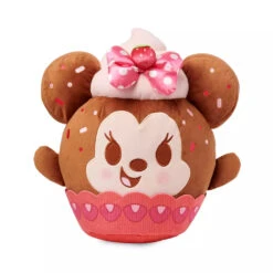 Disney Minnie Mouse Strawberry Cupcake Medium Soft Toy