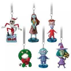 The Nightmare Before Christmas Hanging Ornaments, Set Of 6
