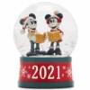 Disney Mickey And Minnie 2021 Snow Globe