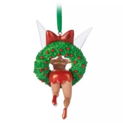 TinkerBell Wreath Sketchbook Ornament -Mila's Toys Store Tinkwreath2