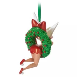 TinkerBell Wreath Sketchbook Ornament -Mila's Toys Store Tinkwreath3