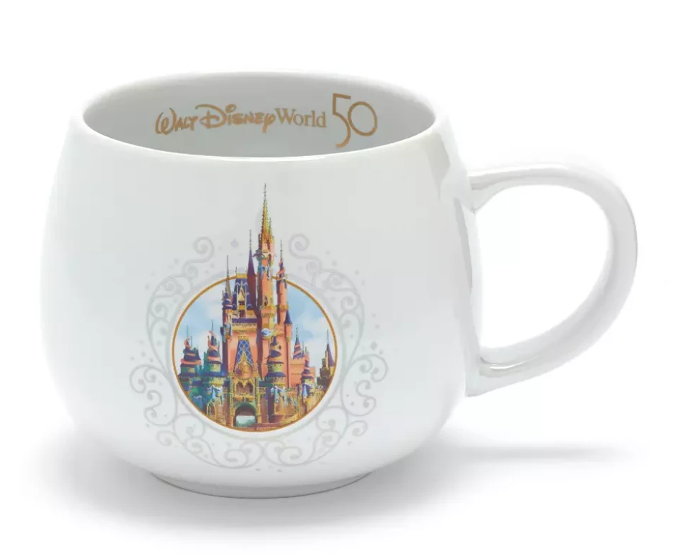 Walt Disney World 50th Anniversary Fantasyland Castle Mug 1 Walt Disney World 50th Anniversary Fantasyland Castle Mug