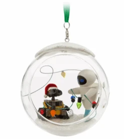 WALL-E And E.V.E. Dome Sketchbook Ornament