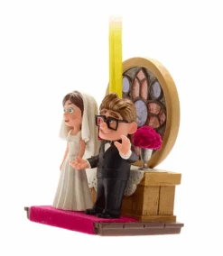 Carl And Ellie Wedding Hanging Ornament -Mila's Toys Store Wedding4