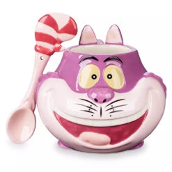 Cheshire Cat Mug And Spoon Set - Alice In Wonderland
