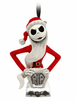 Jack Skellington As Sandy Claws Sketchbook Ornament