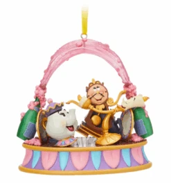 Lumiere And Friends Singing Ornament β Beauty And The Beast
