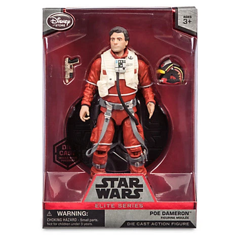 Star Wars The Force Awakens Poe Dameron Elite Series Die Cast Figure 3 Star Wars The Force Awakens Poe Dameron Elite Series Die Cast Figure - Image 3