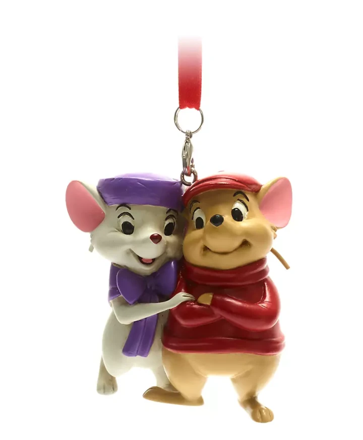Bernard And Bianca Hanging Ornament, The Rescuers 1 Bernard And Bianca Hanging Ornament, The Rescuers