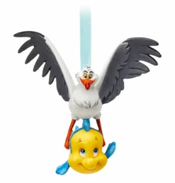 Scuttle And Flounder Hanging Ornament, The Little Mermaid